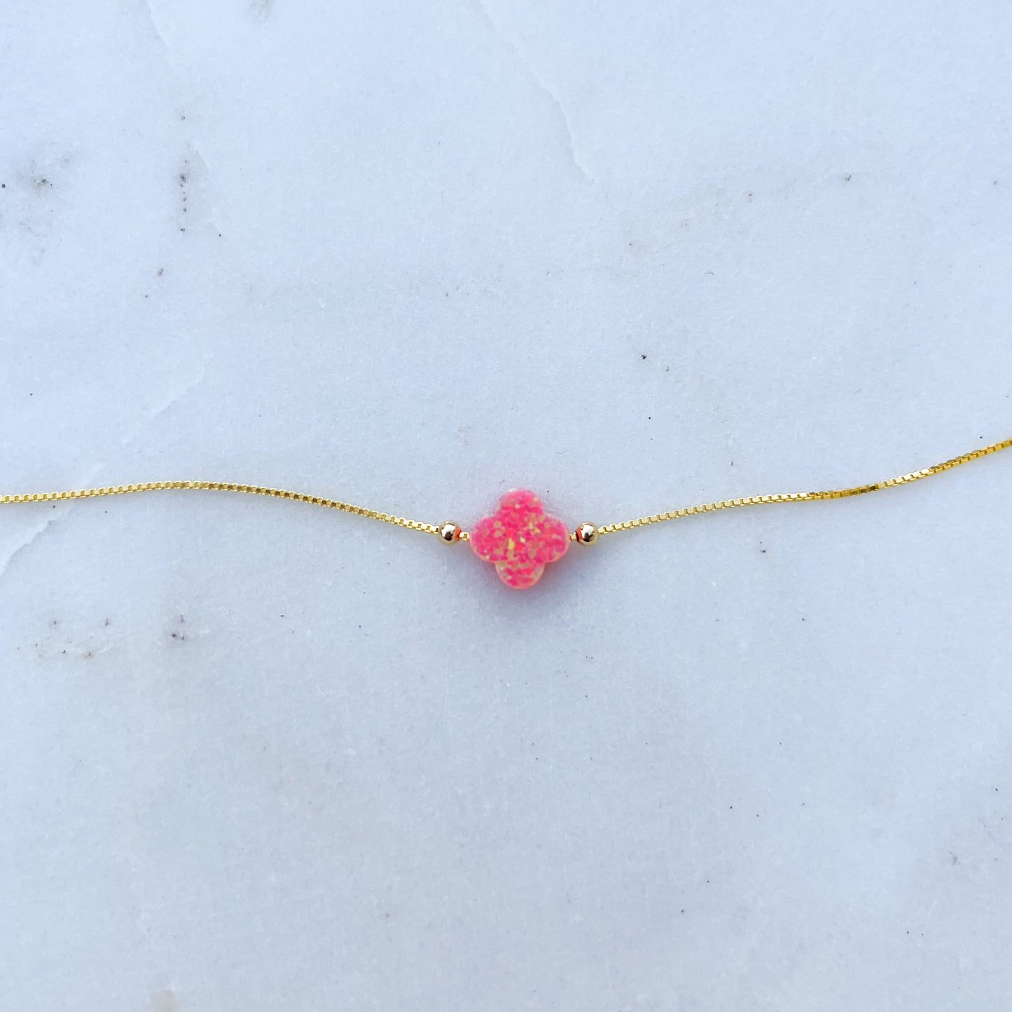 Clover Opalite Choker Necklace