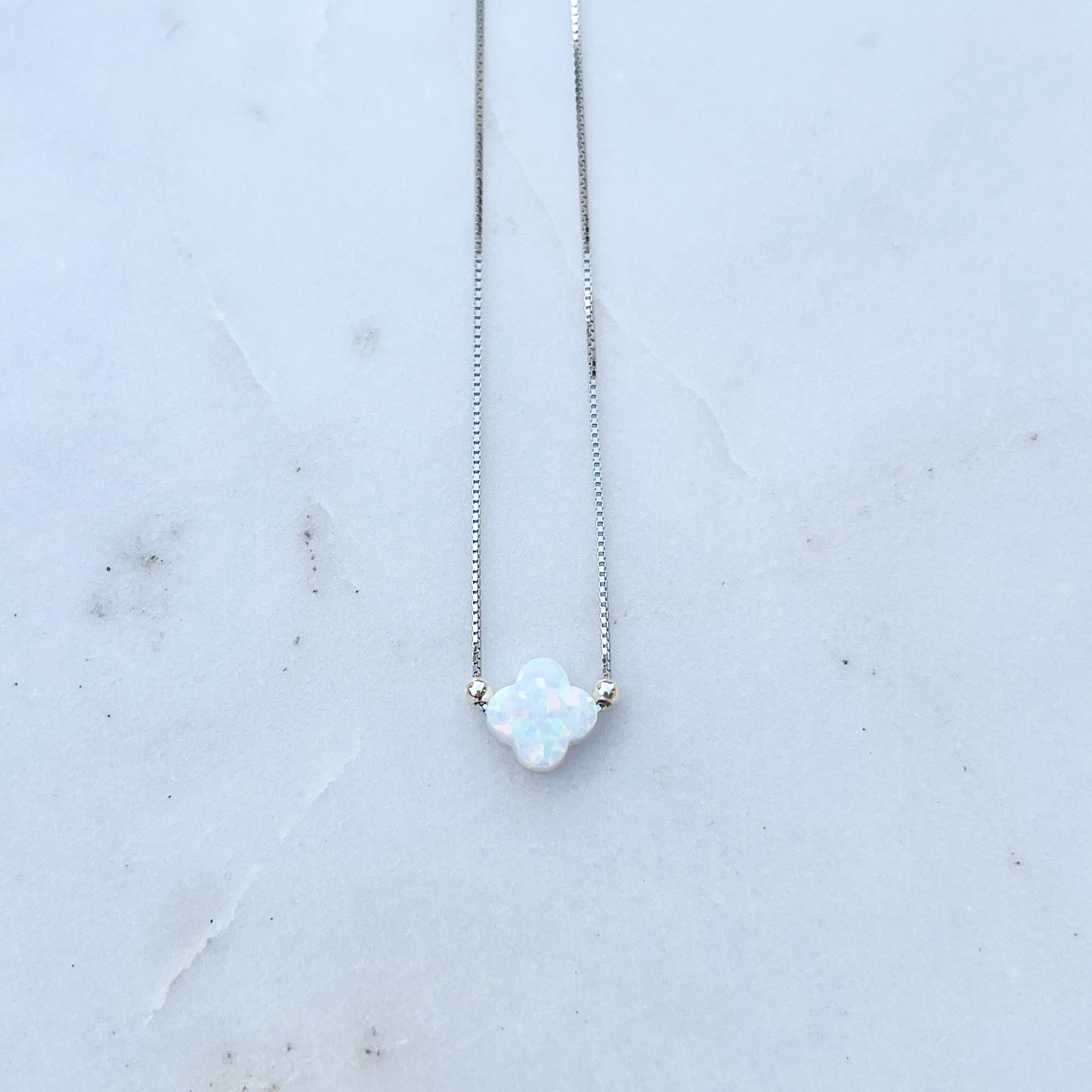 Clover Opalite Choker Necklace