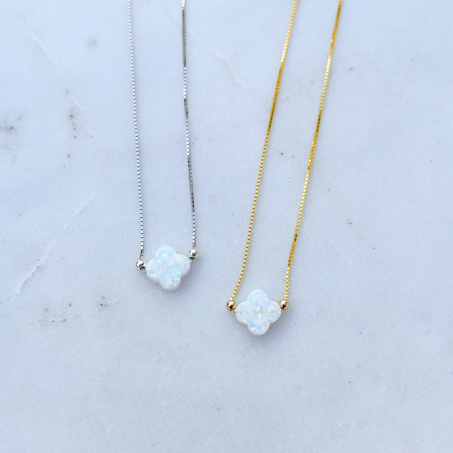 Clover Opalite Choker Necklace