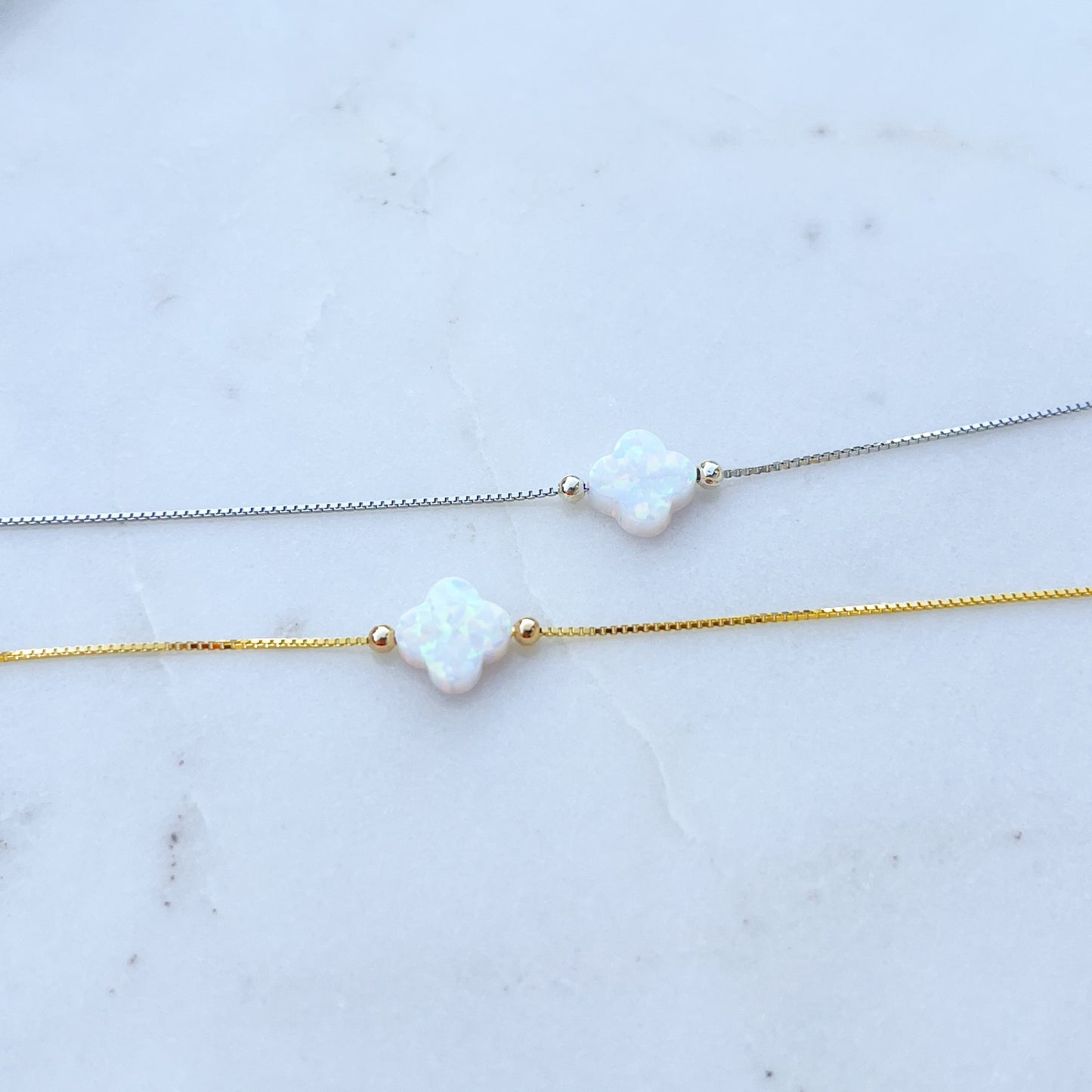 Clover Opalite Choker Necklace