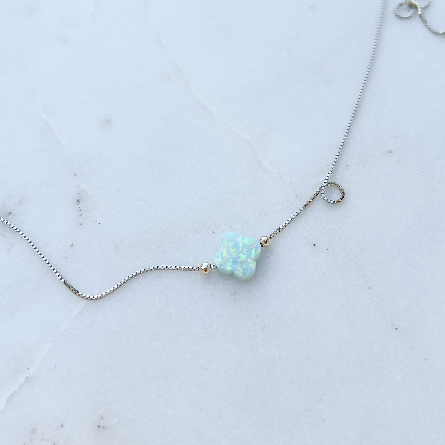Clover Opalite Choker Necklace