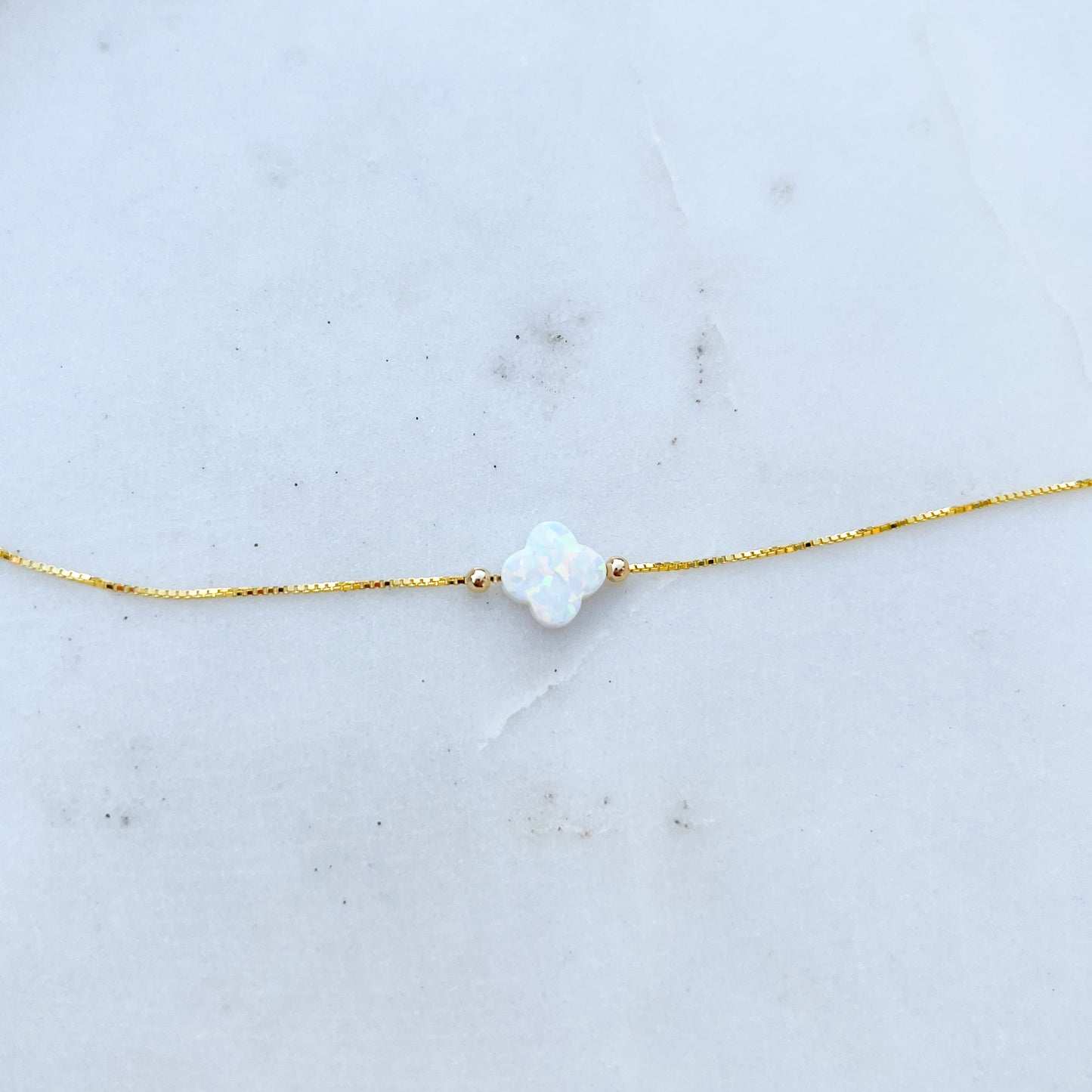 Clover Opalite Choker Necklace