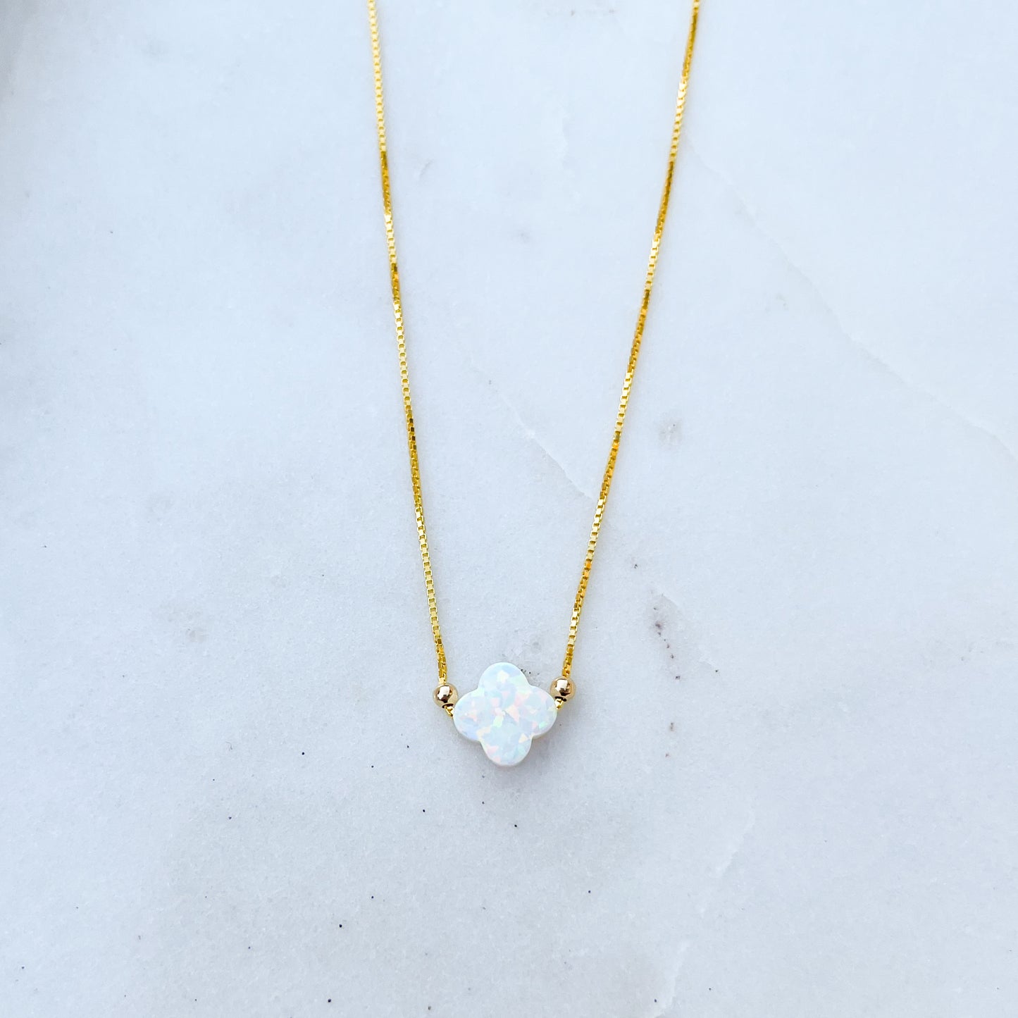 Clover Opalite Choker Necklace