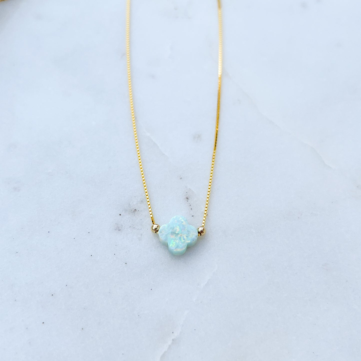 Clover Opalite Choker Necklace