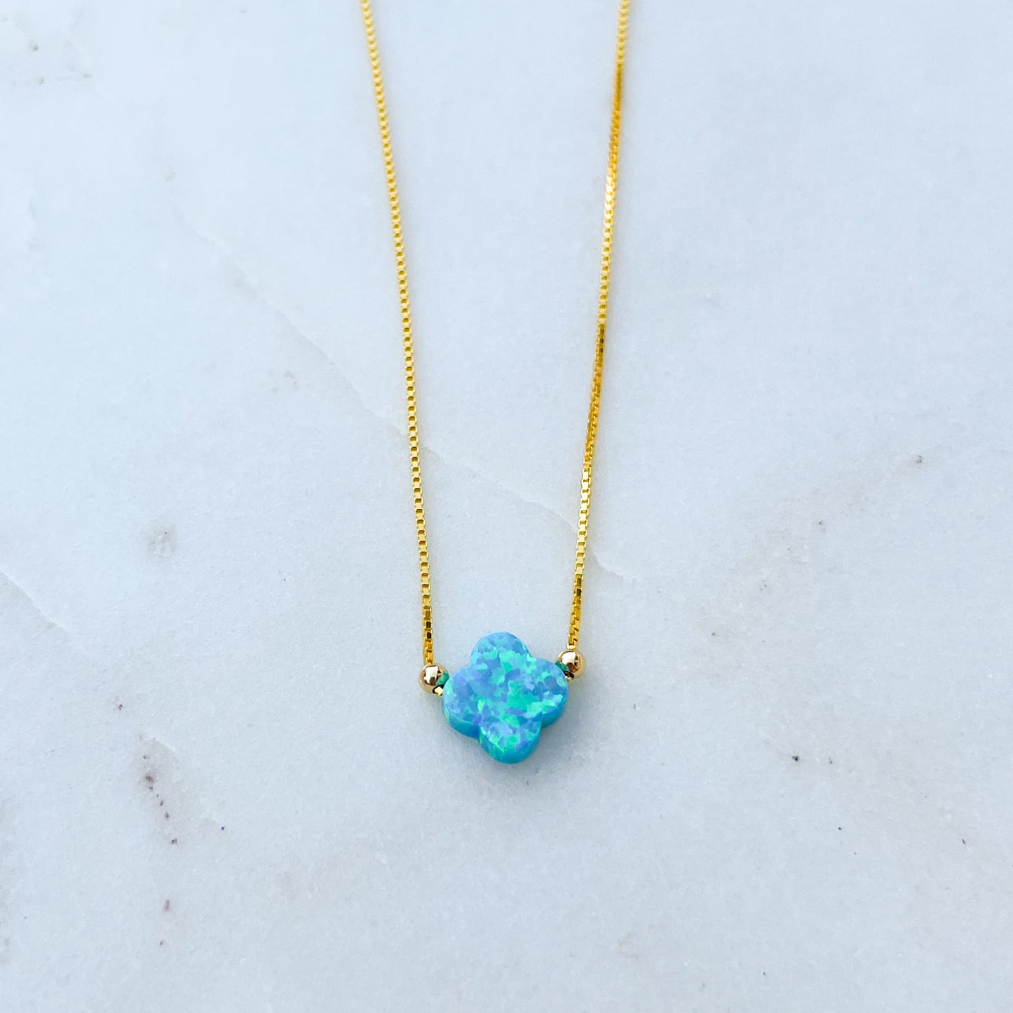 Clover Opalite Choker Necklace