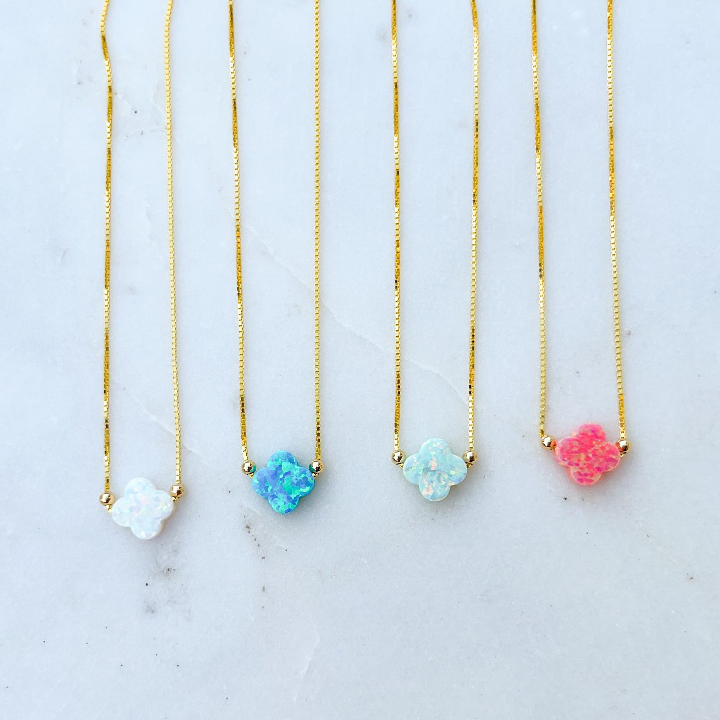 Clover Opalite Choker Necklace