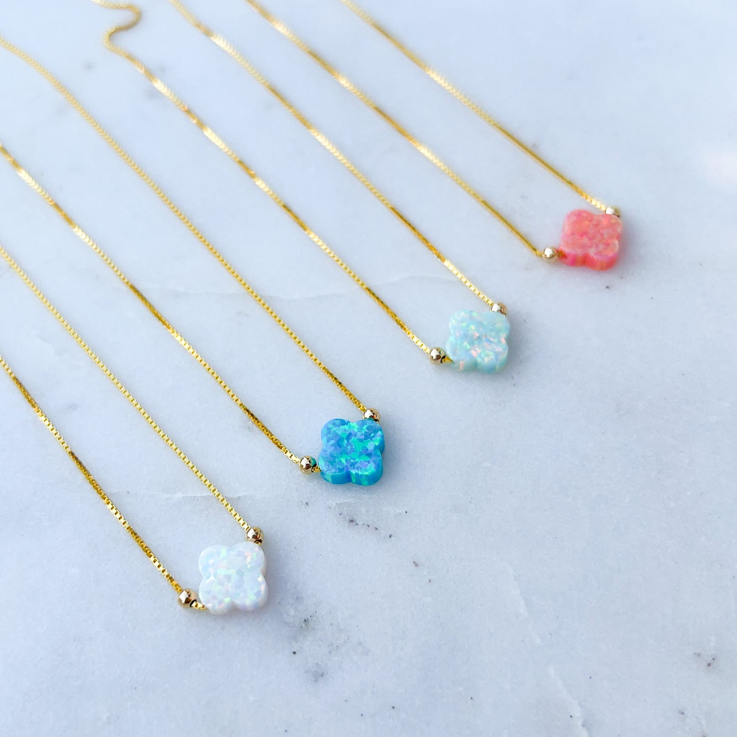 Clover Opalite Choker Necklace