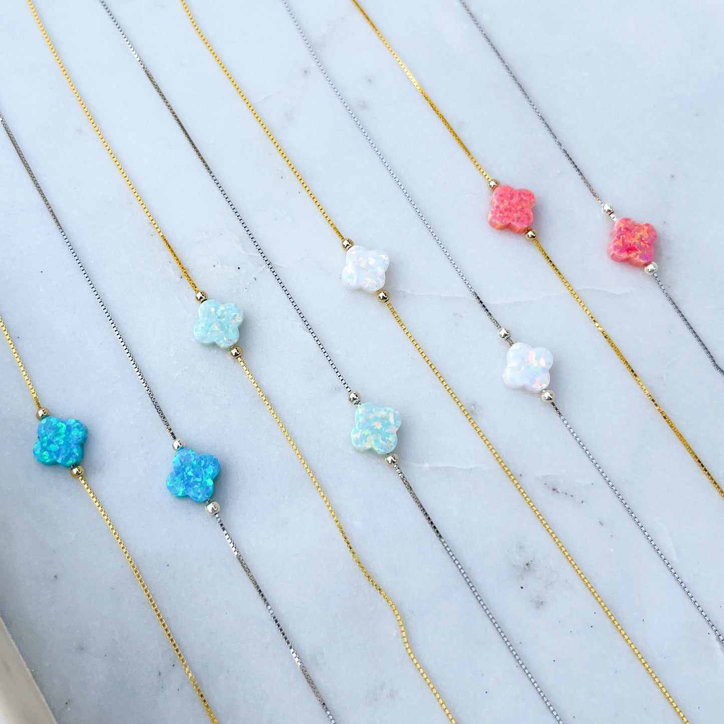 Clover Opalite Choker Necklace