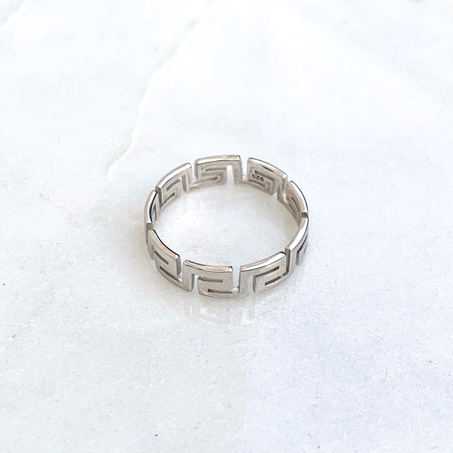 Greek Meander Ring