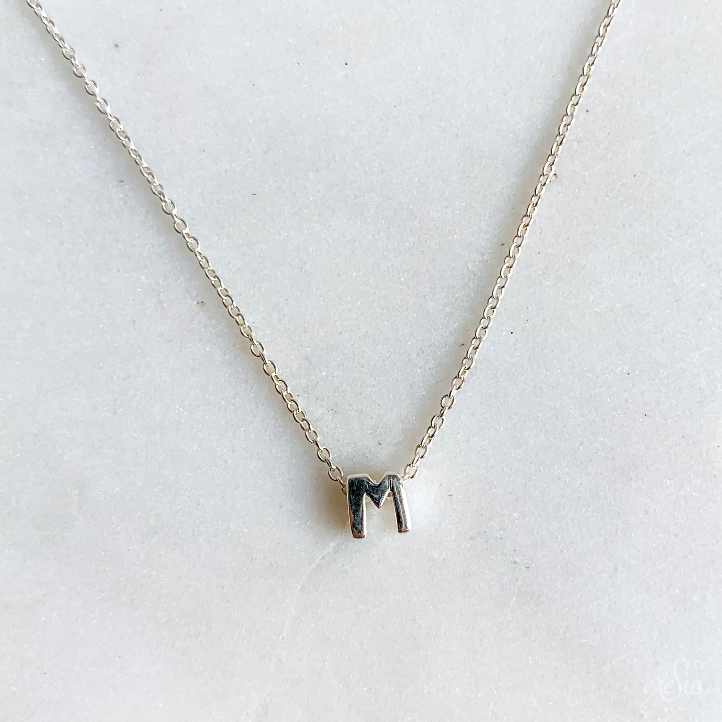 Mini Initial Choker Necklaces