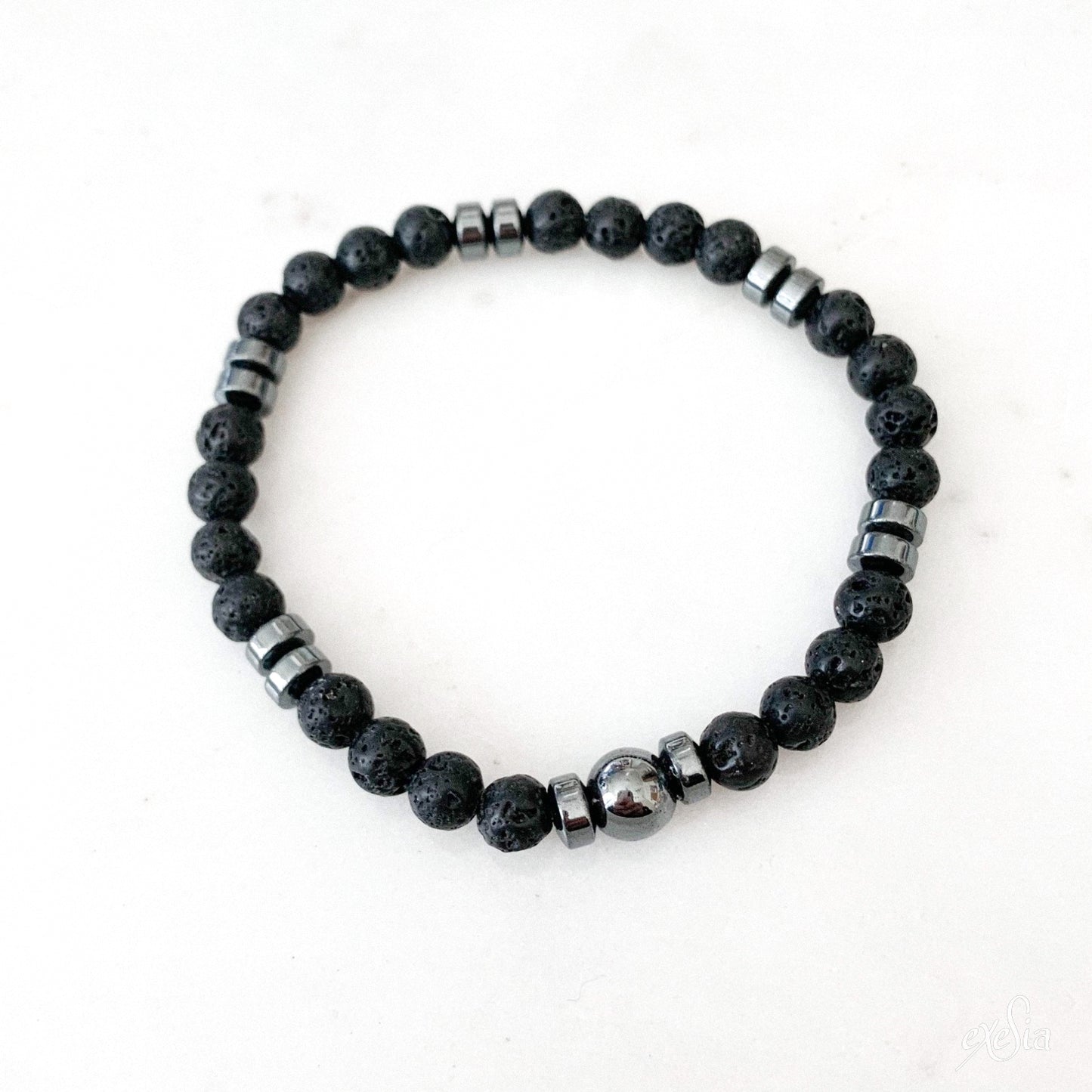 Lavalite Gemstone Bracelet