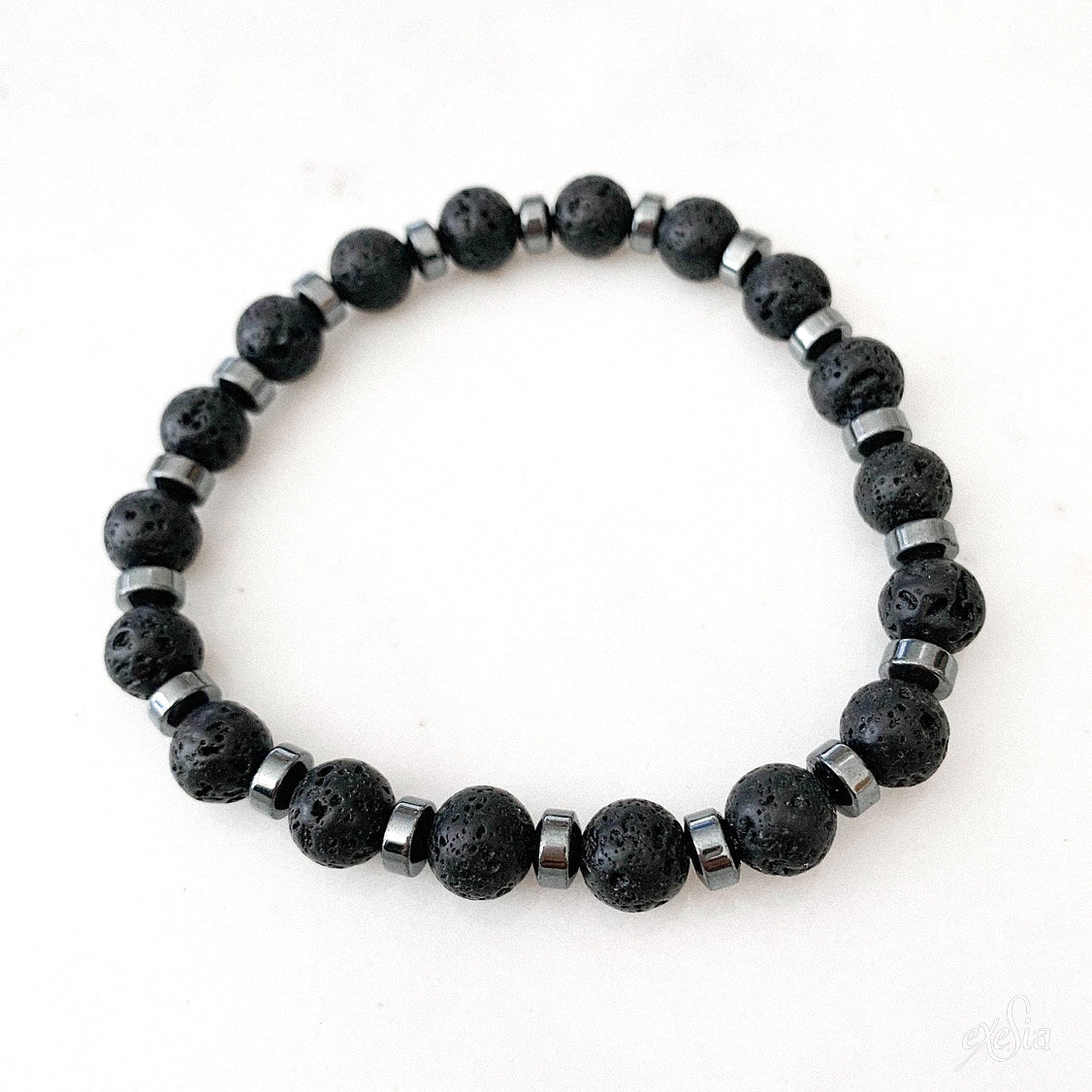 Lavalite Gemstone Bracelet
