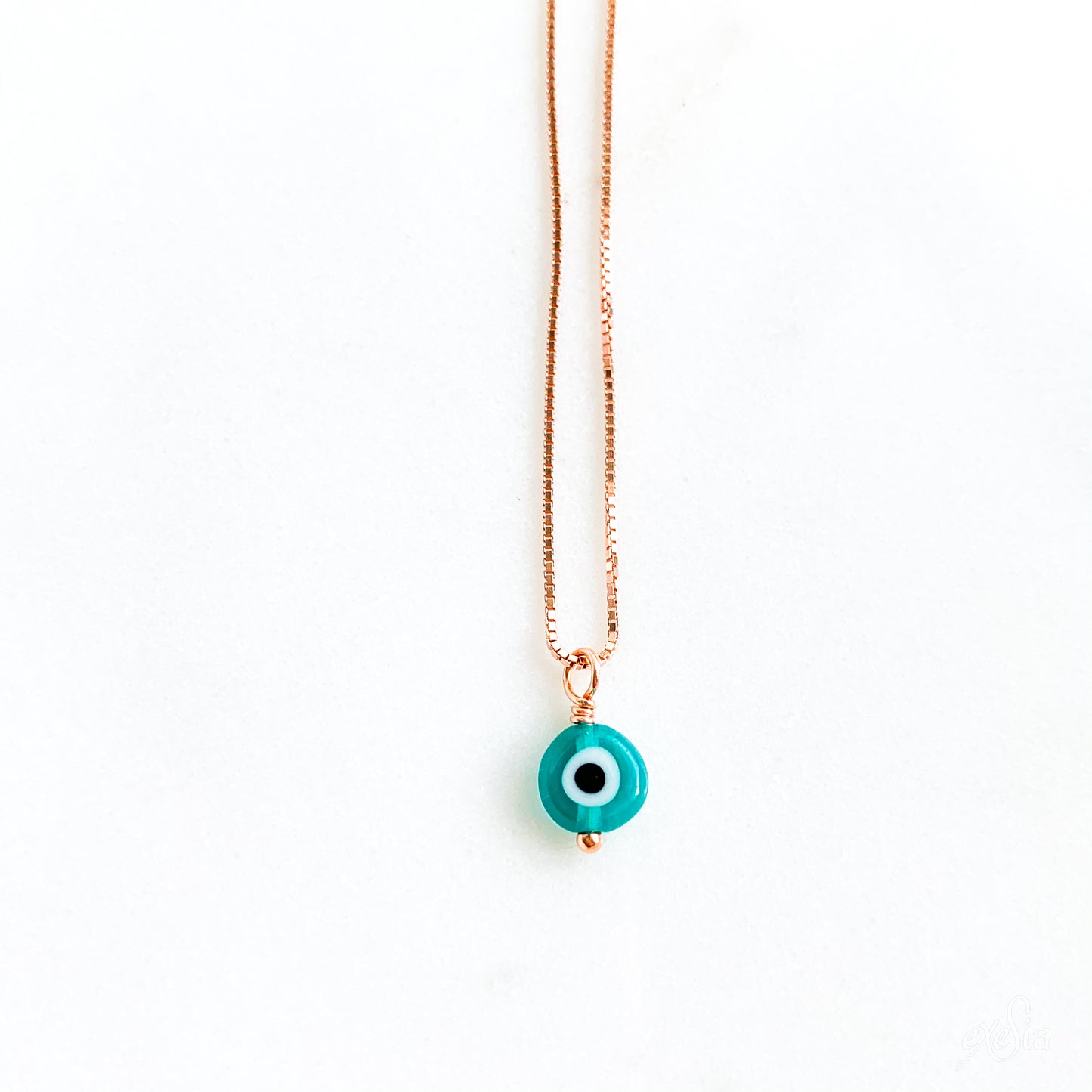 Mini Emerald Eye Necklace