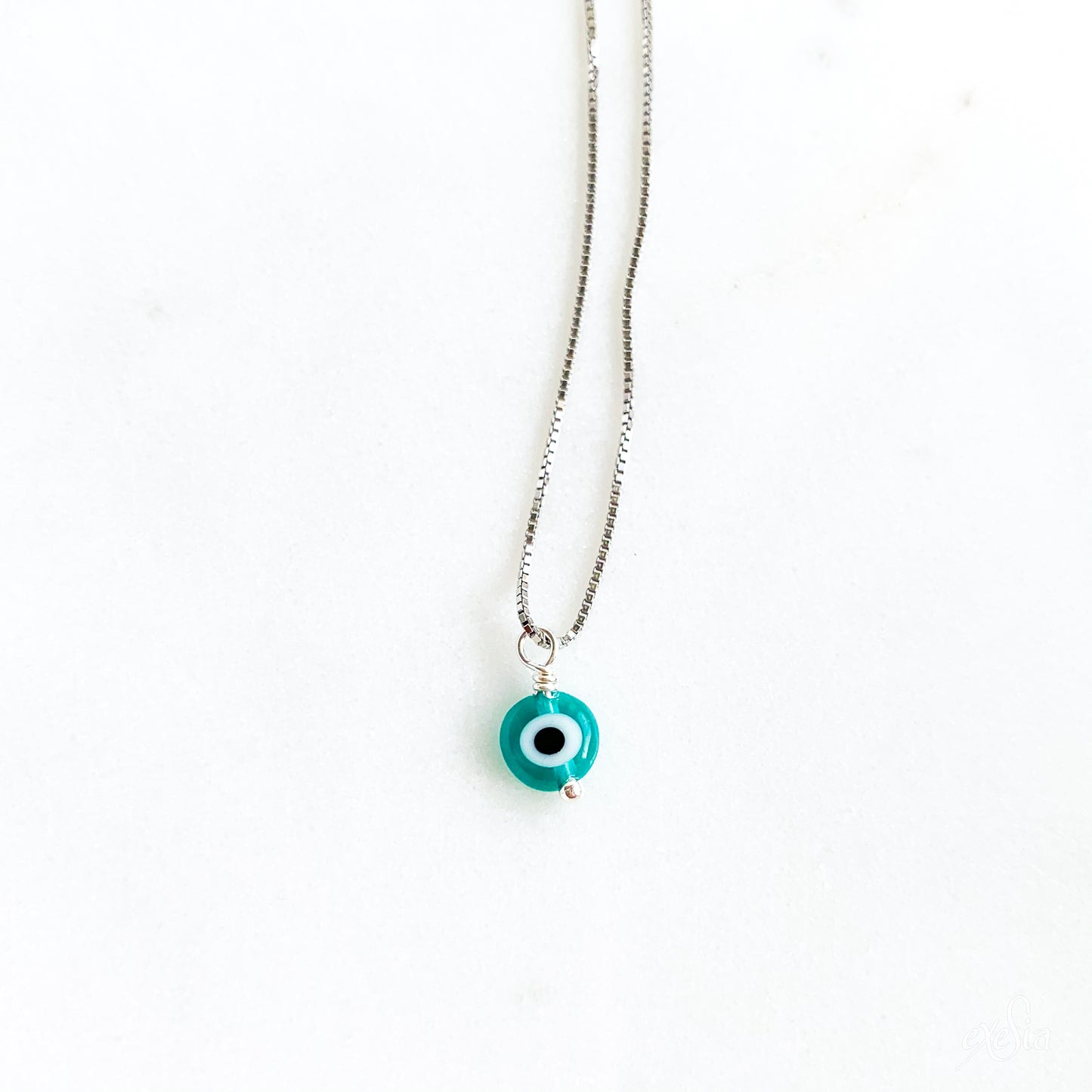 Mini Emerald Eye Necklace