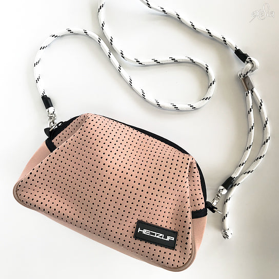 Pink Neoprene Shoulder Bag
