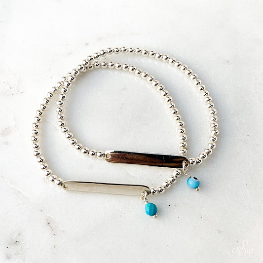 Sterling Silver ID Bracelet