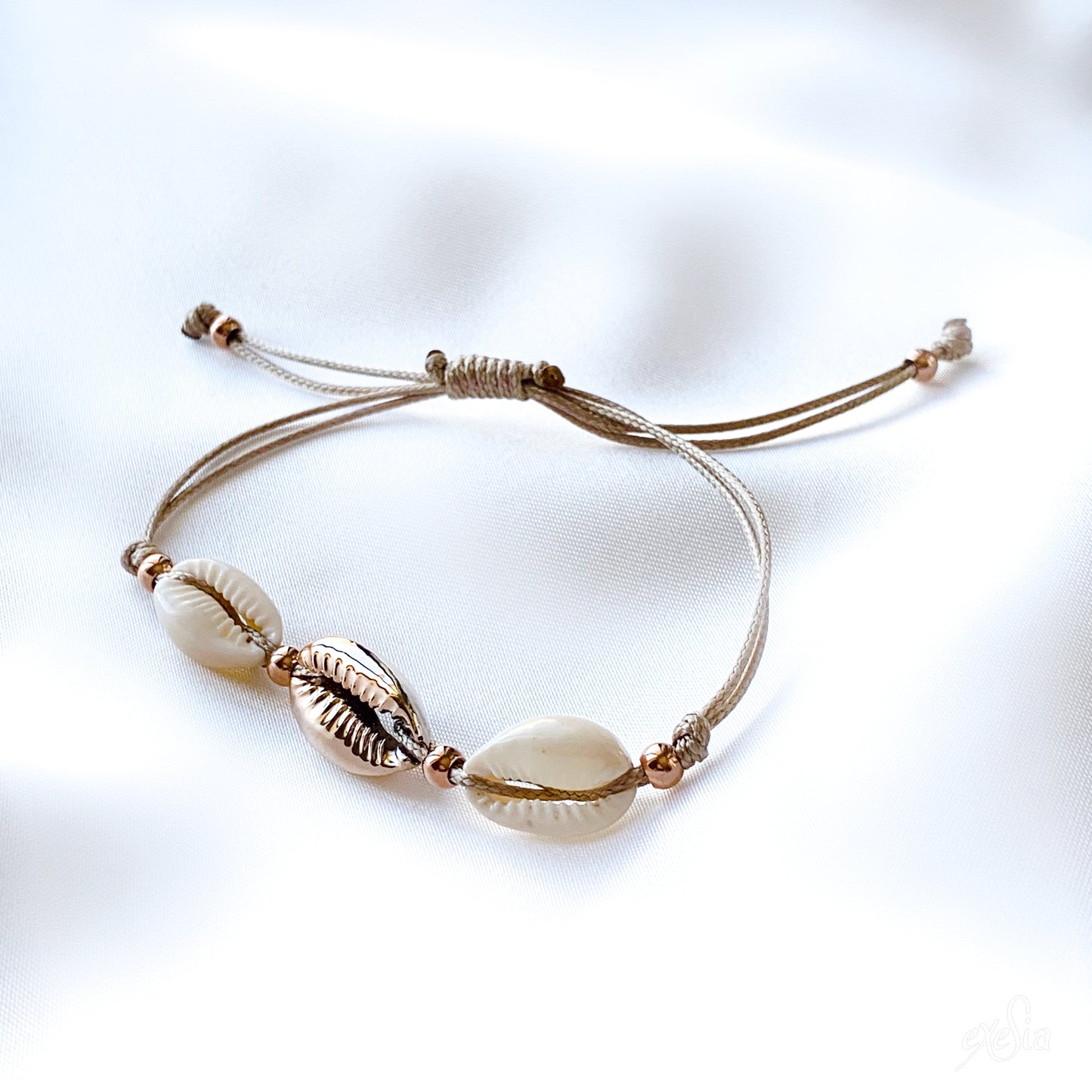 Triple Cowrie Bracelet