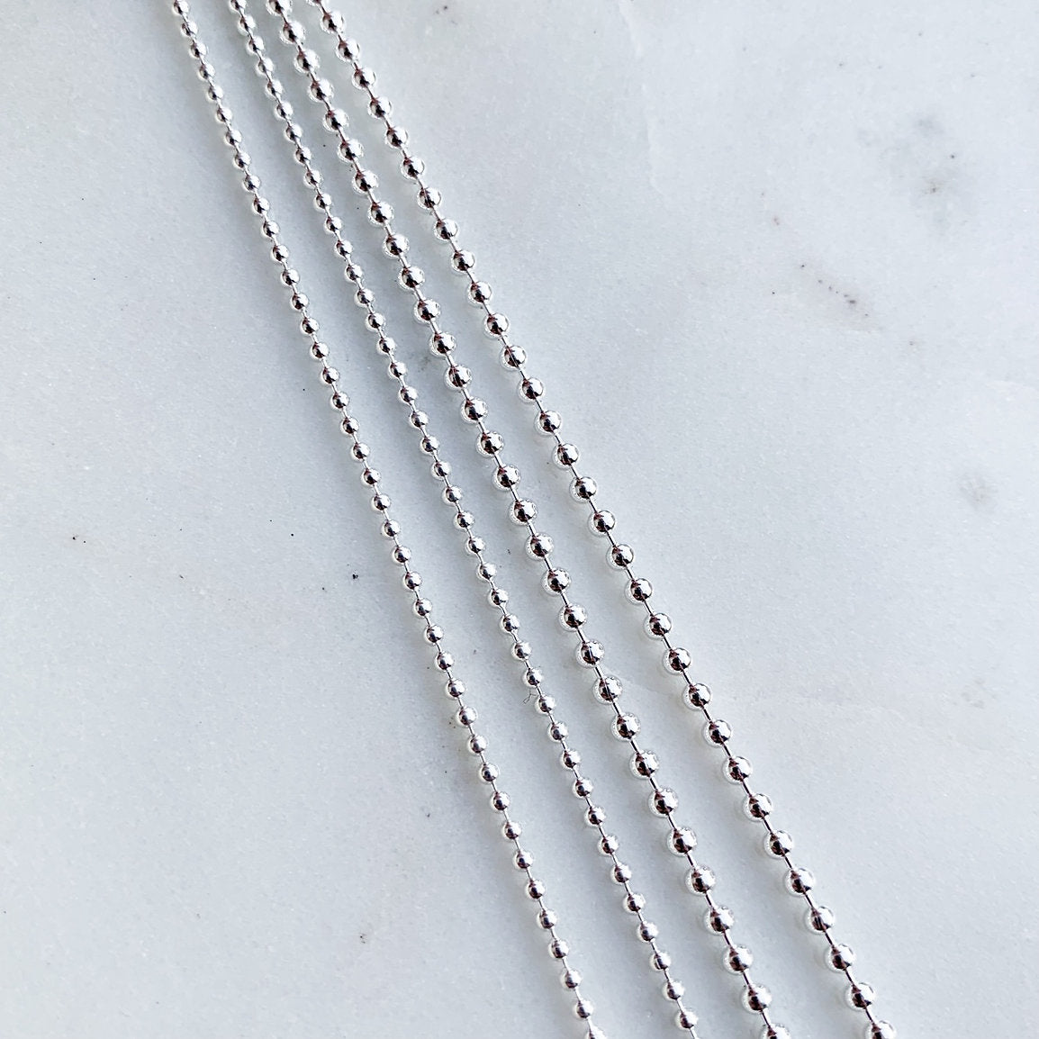 Men’s Large Silver Cross & Mati Necklace