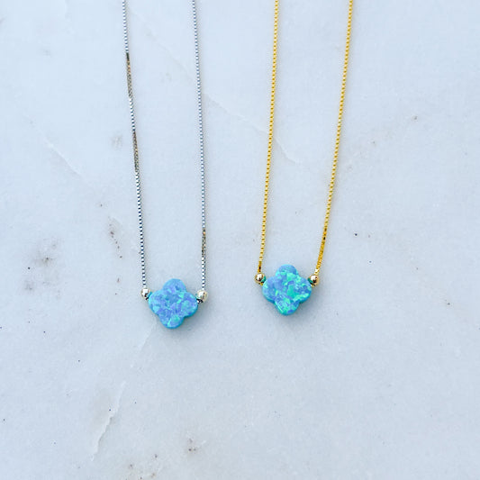 Clover Opalite Choker Necklace