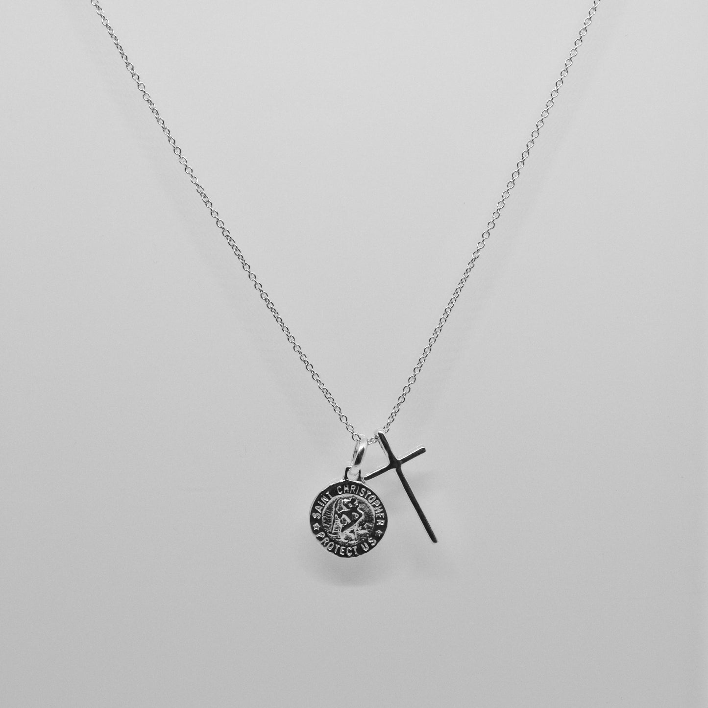 St Christoper Cross Necklace