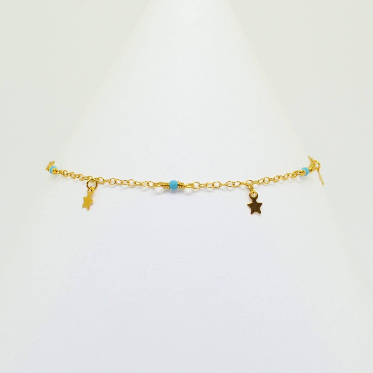 Gold Starry Night Anklet