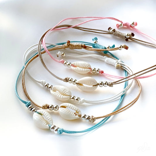 Colourful Cowrie Shell Bracelet
