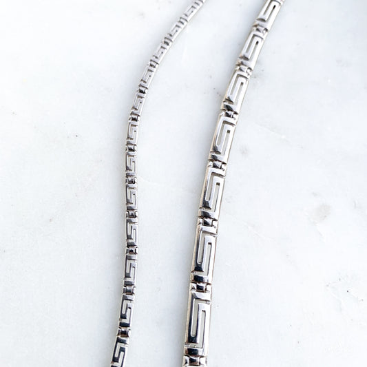 Greek Meander Key Bracelet