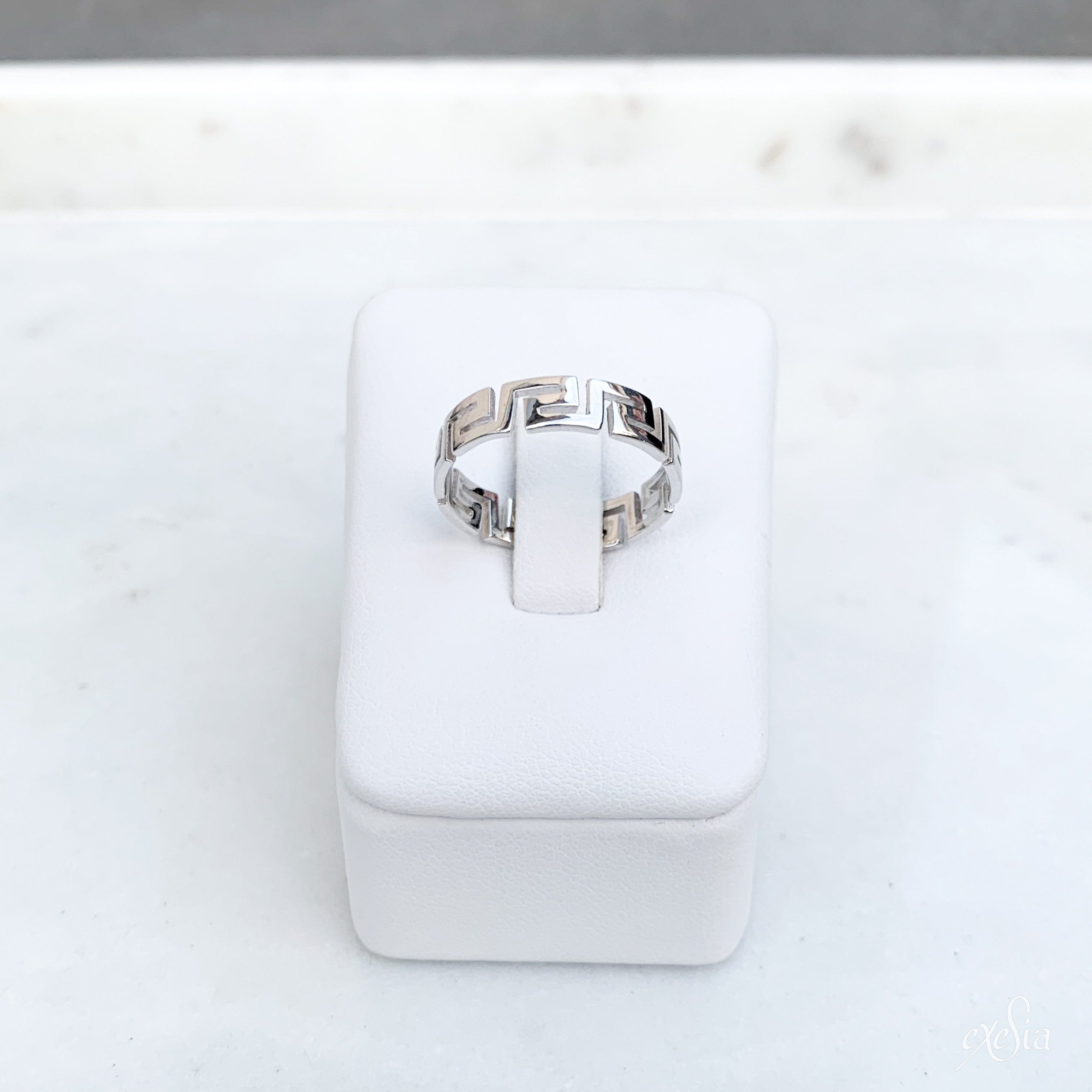 Greek Meander Ring Exesia – Exesia - Main Image