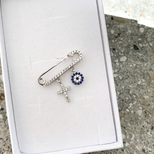 CZ Baby Pin