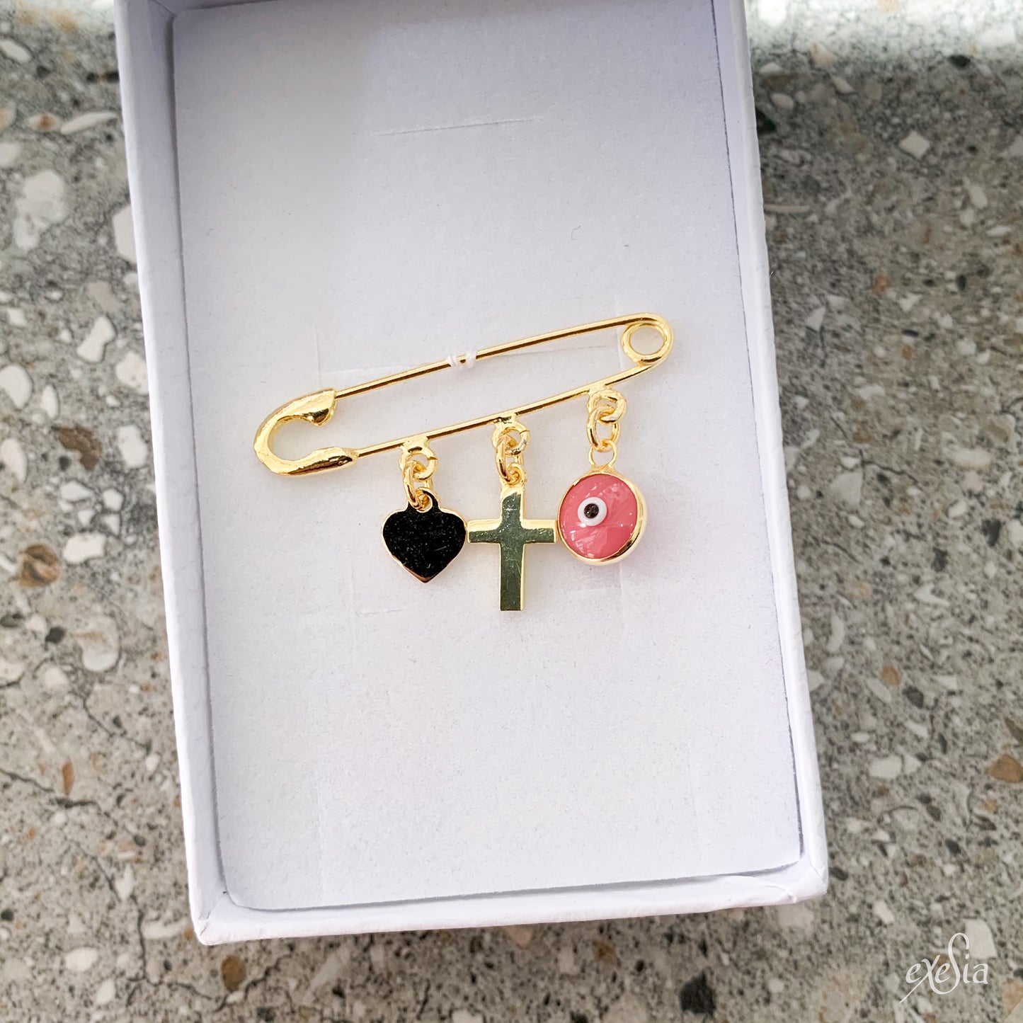Yellow Gold Baby Pins