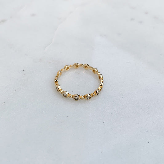 CZ Circles Ring