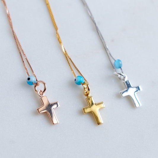 Myrina Cross Mati Necklace