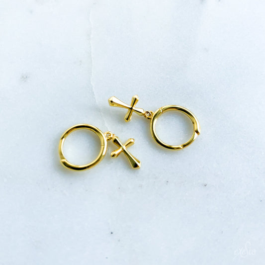 Mini Cross Hoops